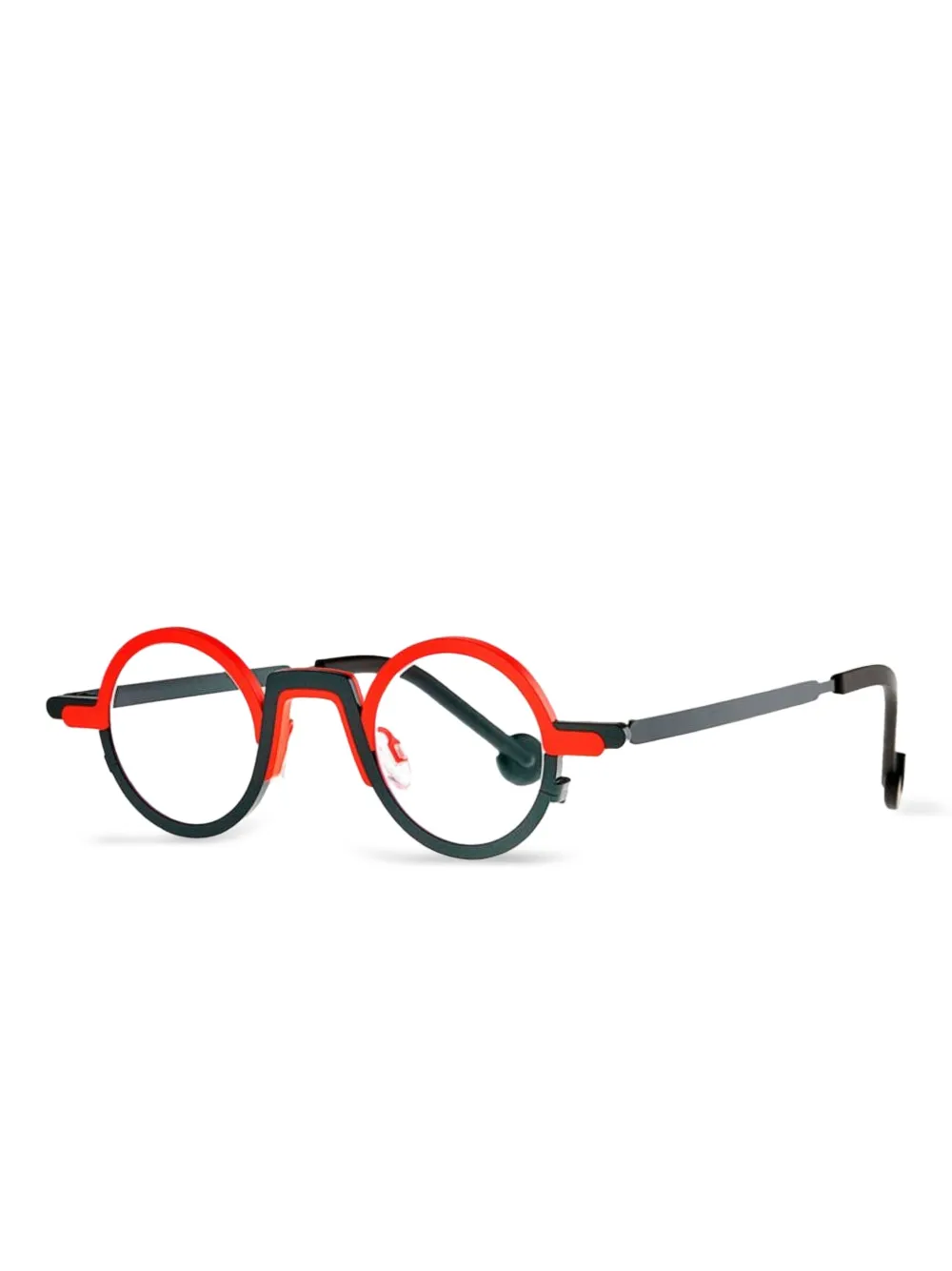 Theo Eyewear round-frame glasses - Rood