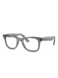 Ray-Ban logo-lettering glasses - Grey