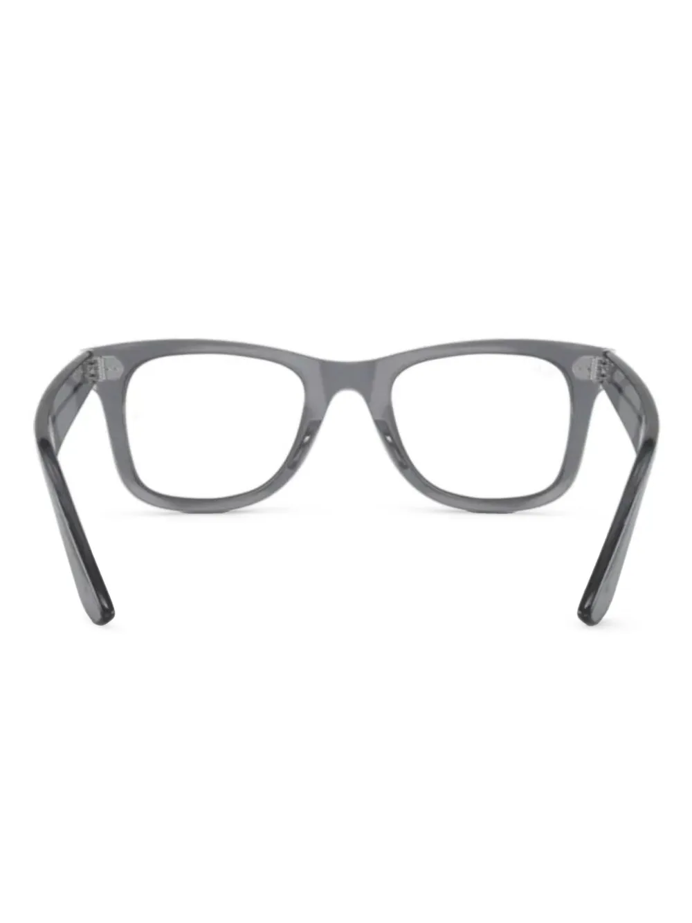 Ray Ban Wayfarer Ease Optics Eyeglasses Transparent Grey Frame Demo Lens Lenses Polarized 50-22 In 灰色