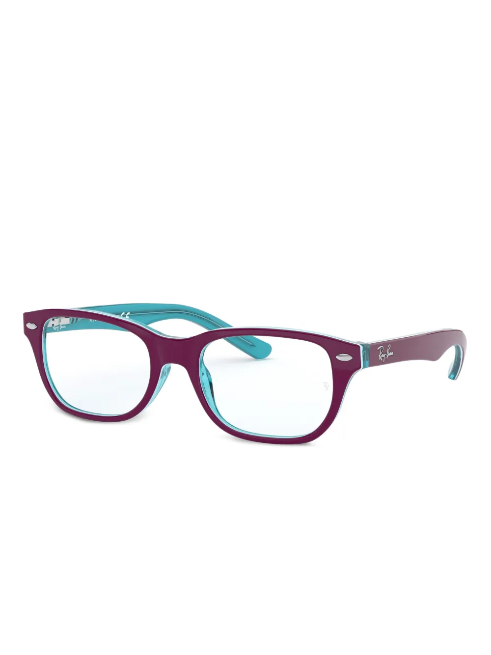 RAY-BAN JUNIOR Brille mit eckigem Gestell - Violett
