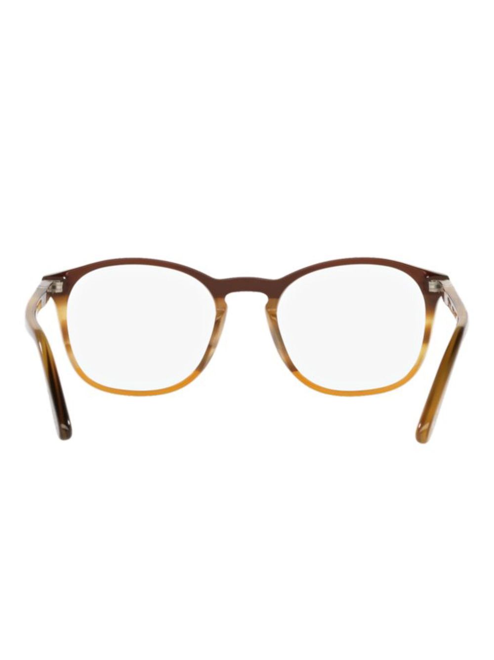 Persol Bril met rond montuur - Bruin