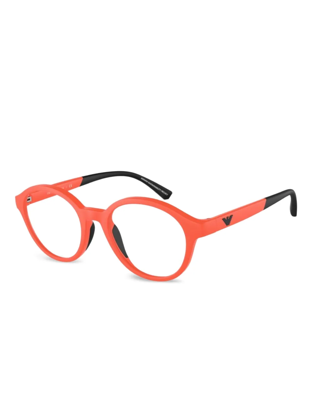 Emporio Armani Occhiali tondi - Arancione
