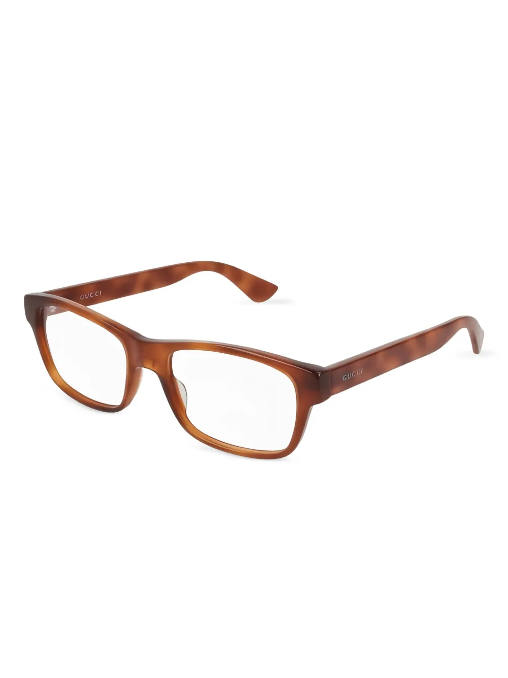 Gucci Eyewear square-frame glasses | Brown | Image 1