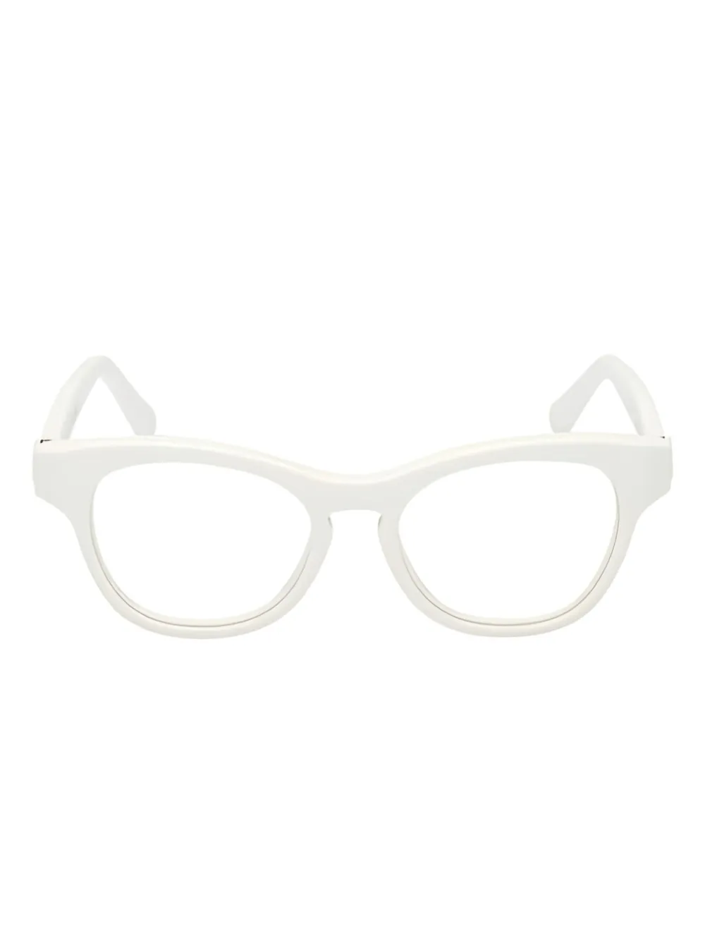 Moncler Eyewear Bril met geometrisch montuur Wit