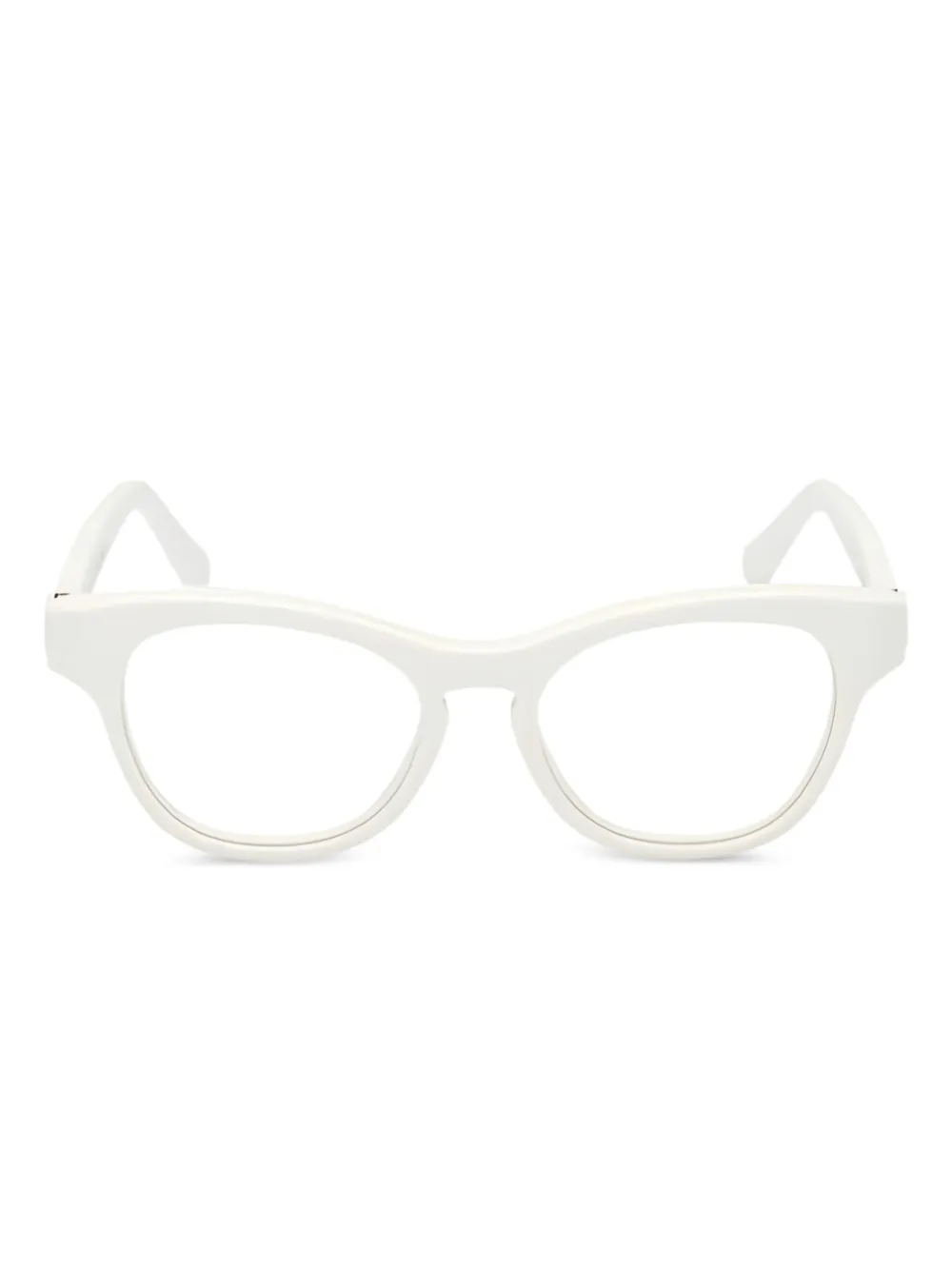 Moncler Eyewear Bril met geometrisch montuur Wit