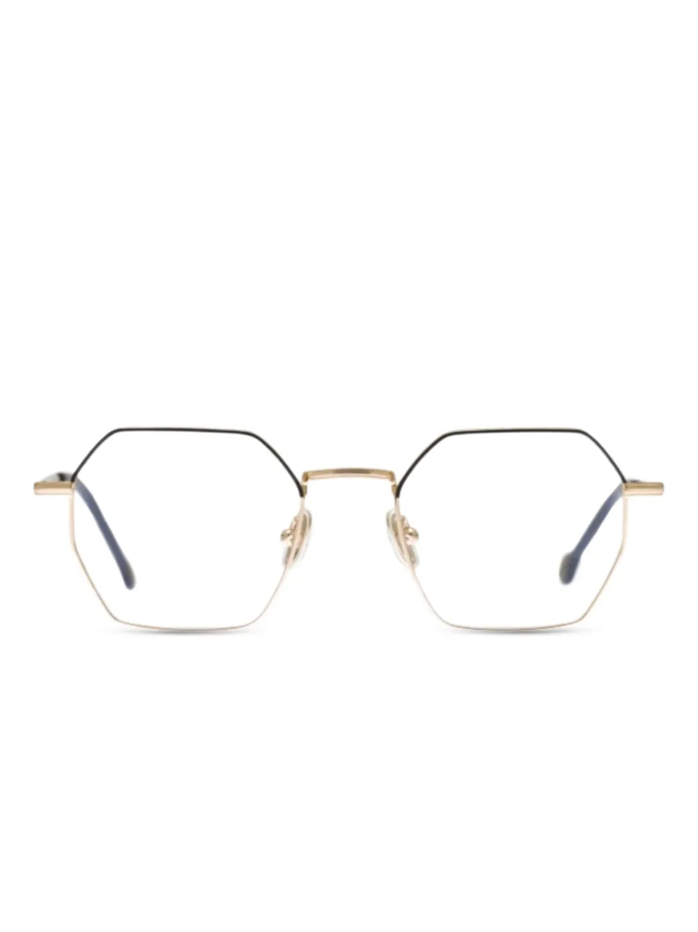 KYme Jude geometric-frame glasses | Gold | Image 1