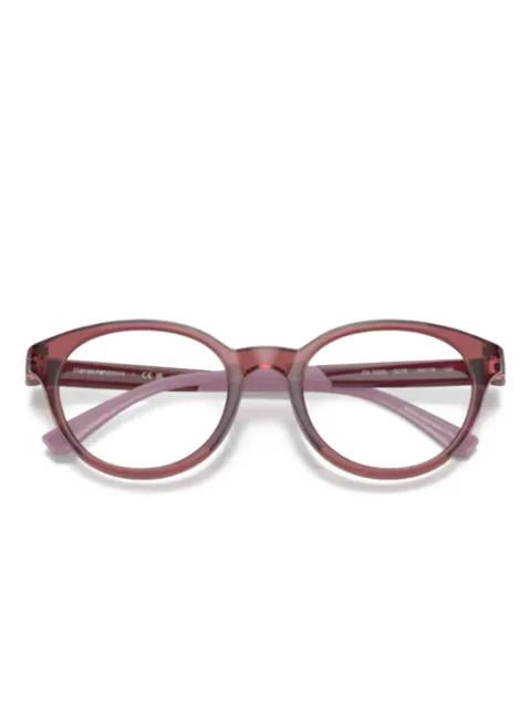 Emporio Armani round-frame glasses