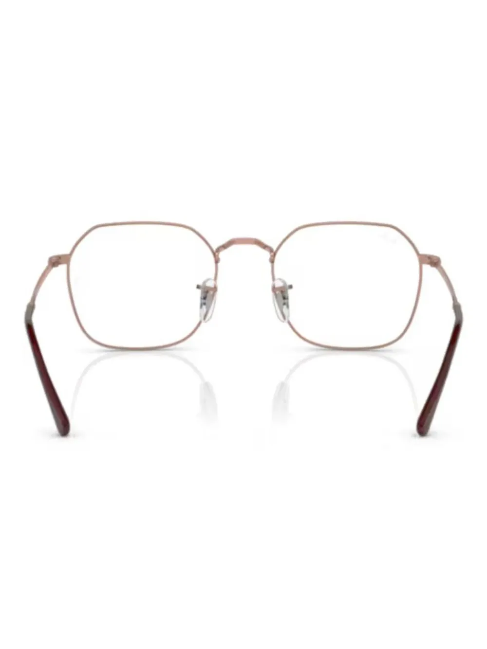 Ray Ban Square-frame Glasses In 粉色