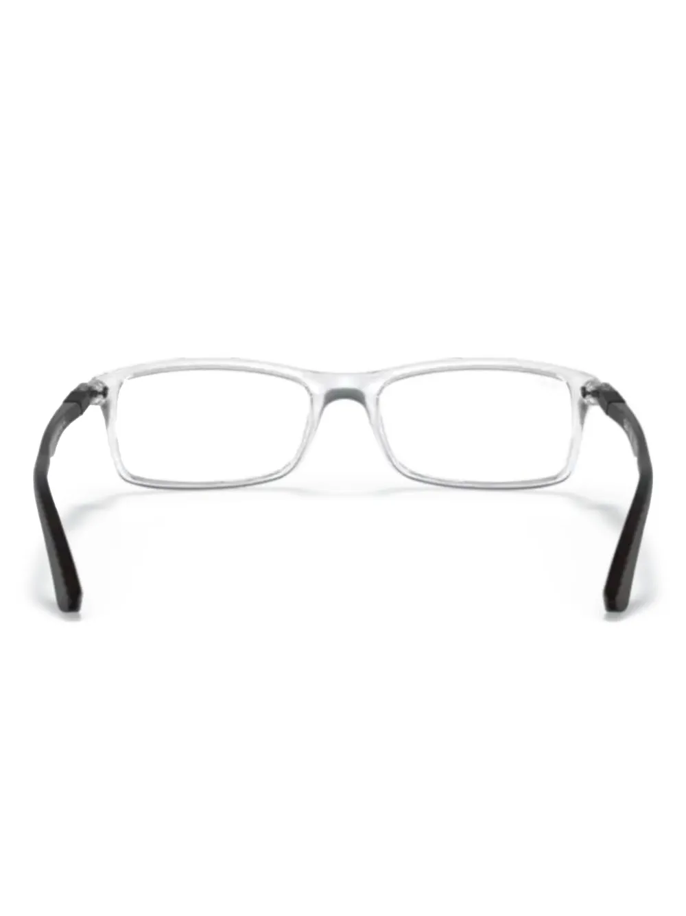 Ray Ban Rectangle-frame Glasses In White