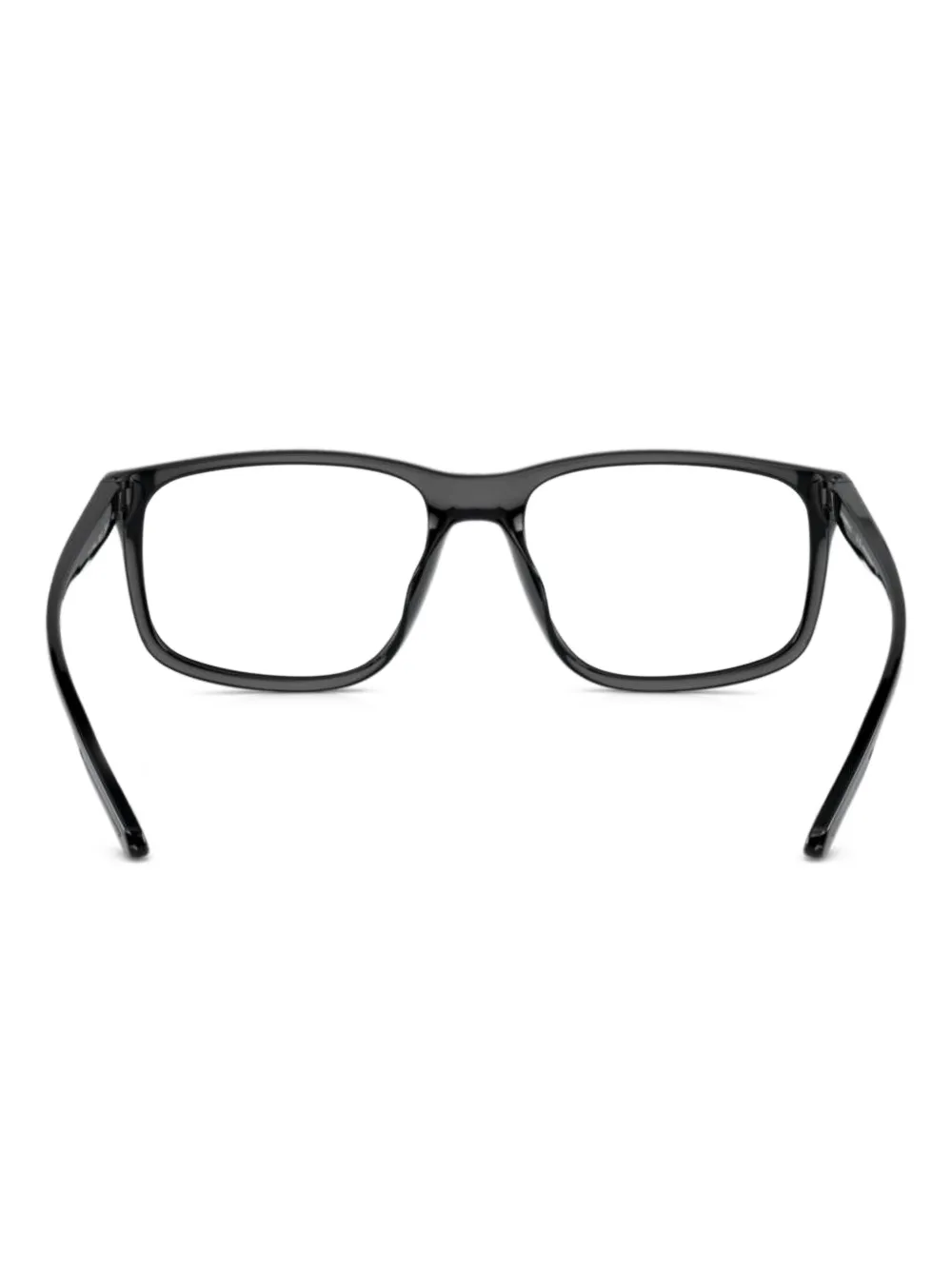 Emporio Armani Bril met rechthoekig montuur Zwart