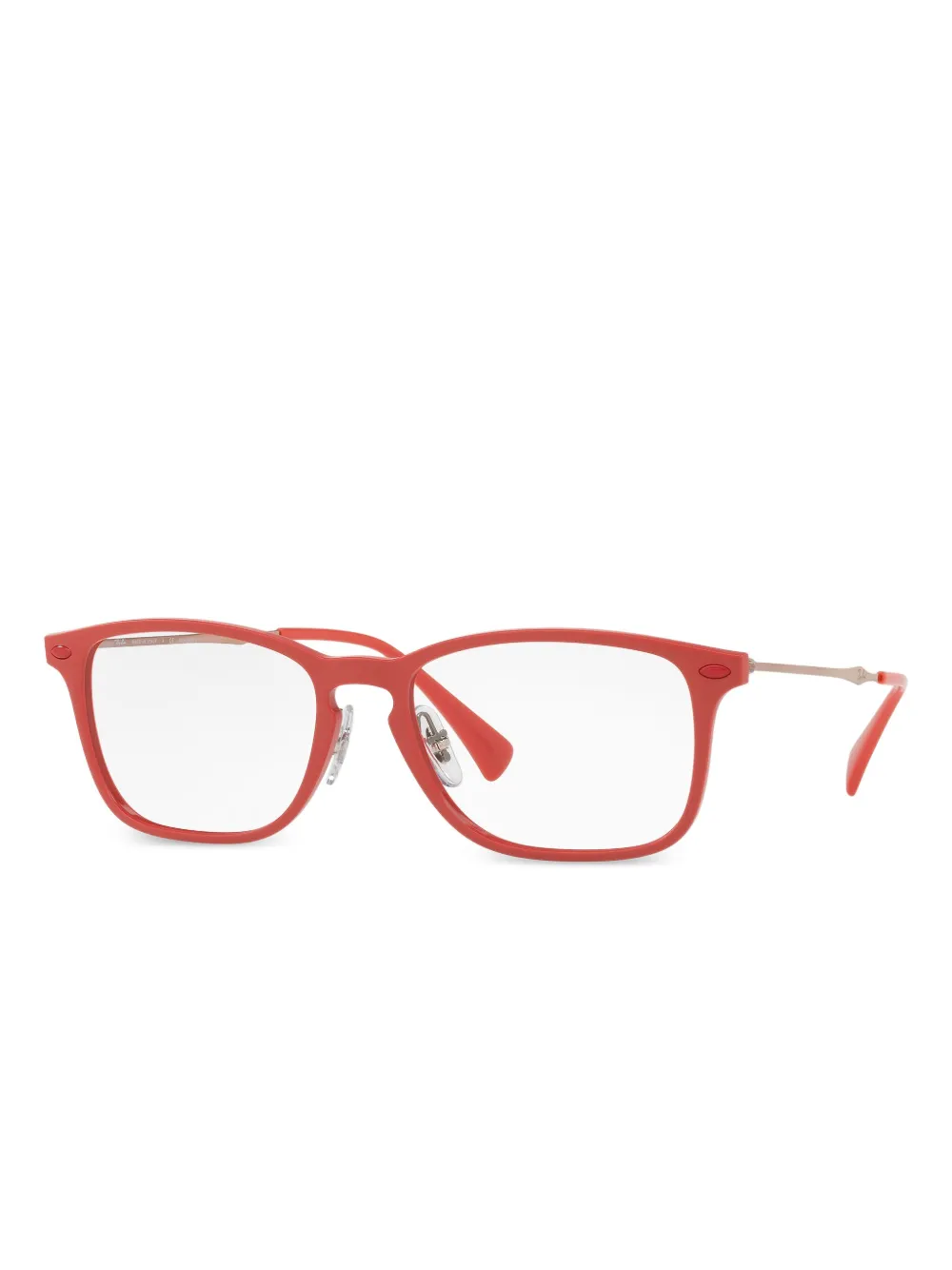 Ray-Ban square-frame glasses | Red | Image 1