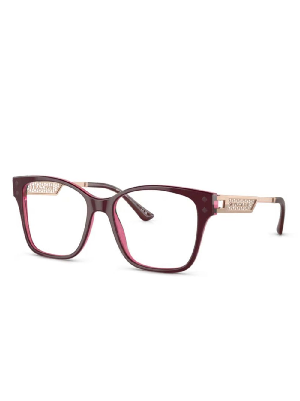 BVLGARI SQUARE-FRAME GLASSES 