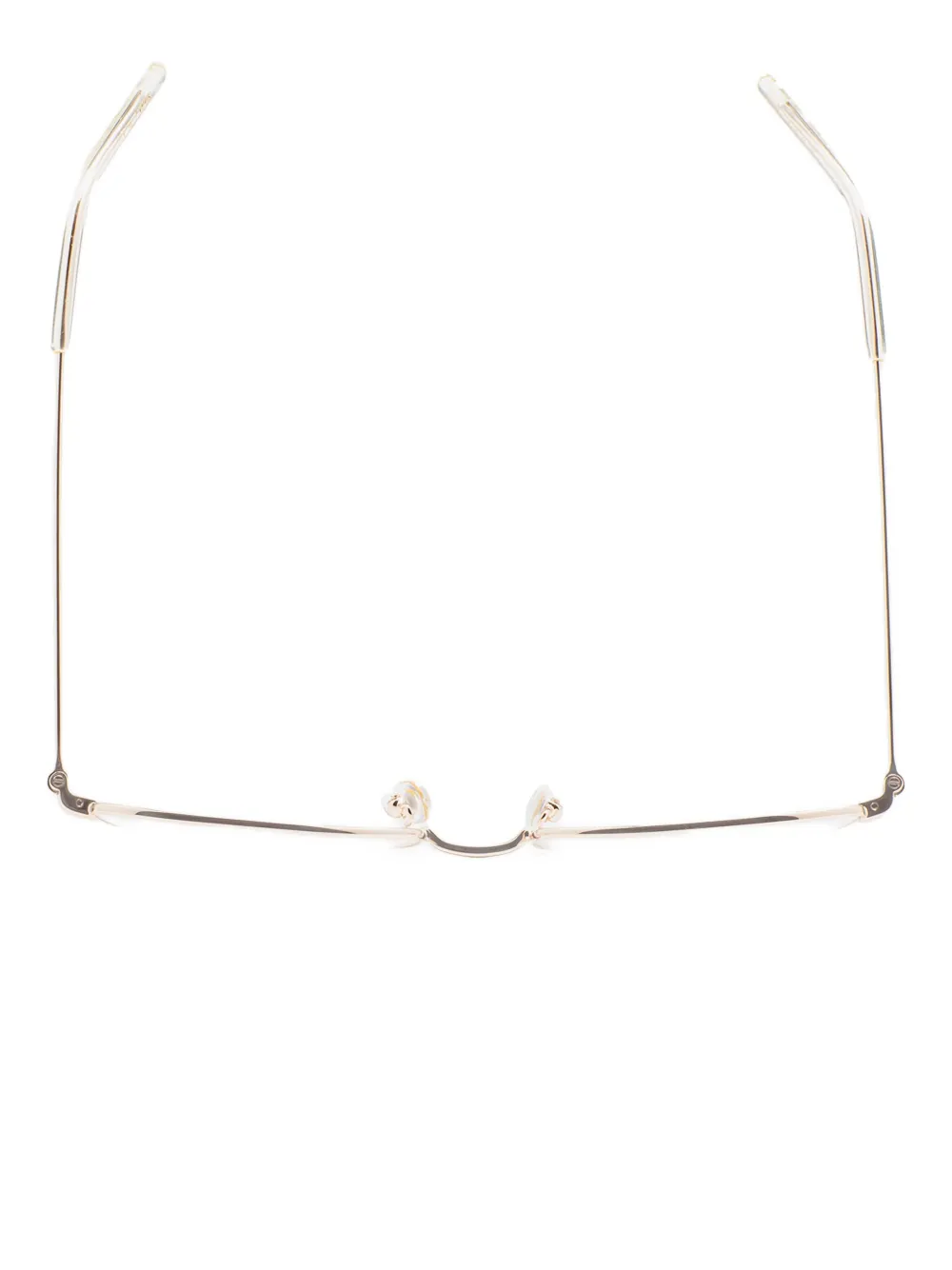 Kaleos Brady Geometric-frame Glasses In Gold