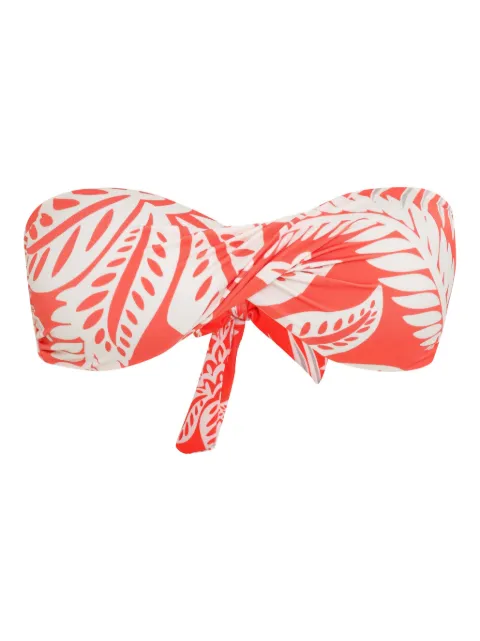 Lygia & Nanny top de bikini con estampado floral