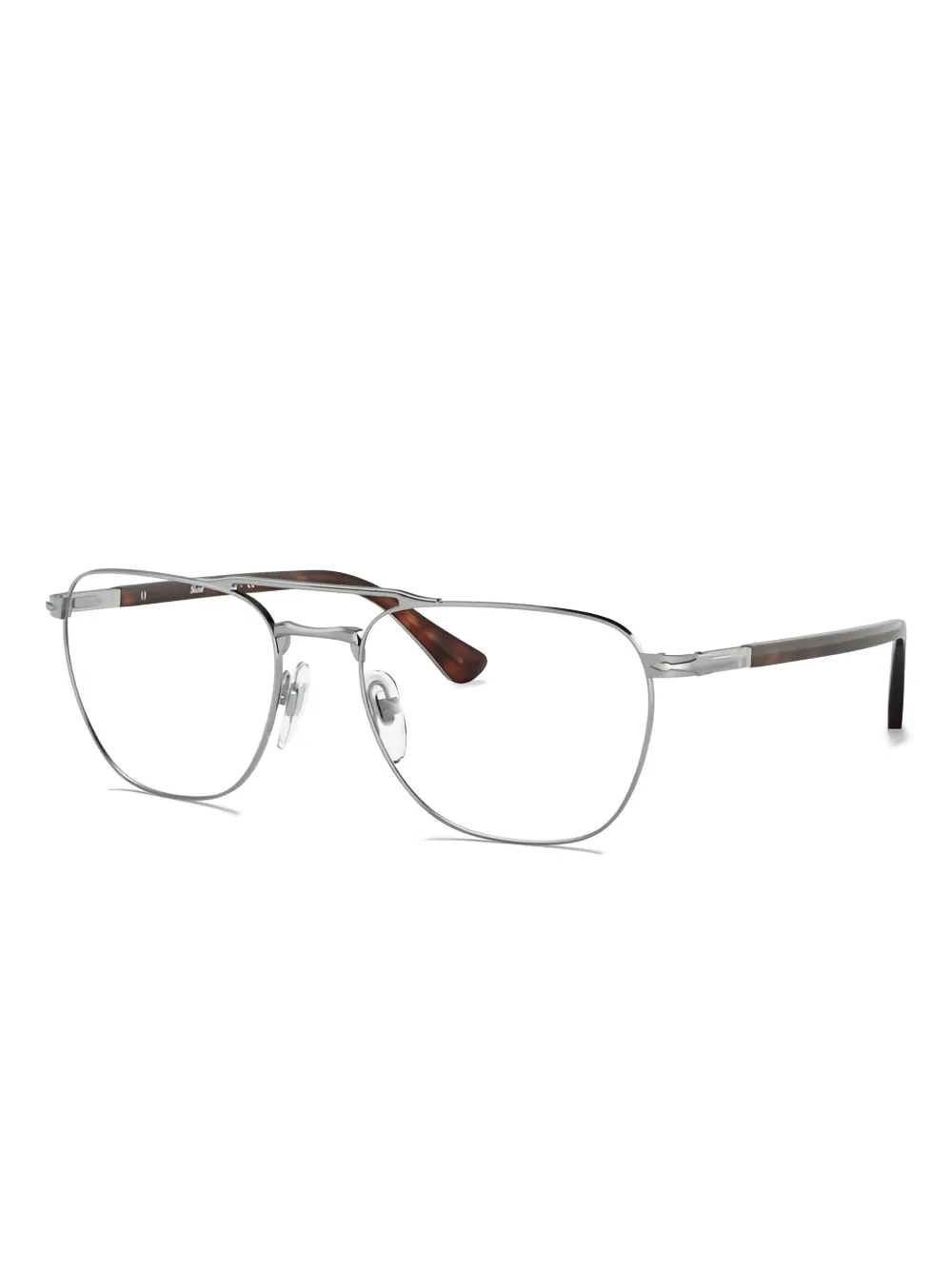 Persol Bril met vierkant montuur - Zilver