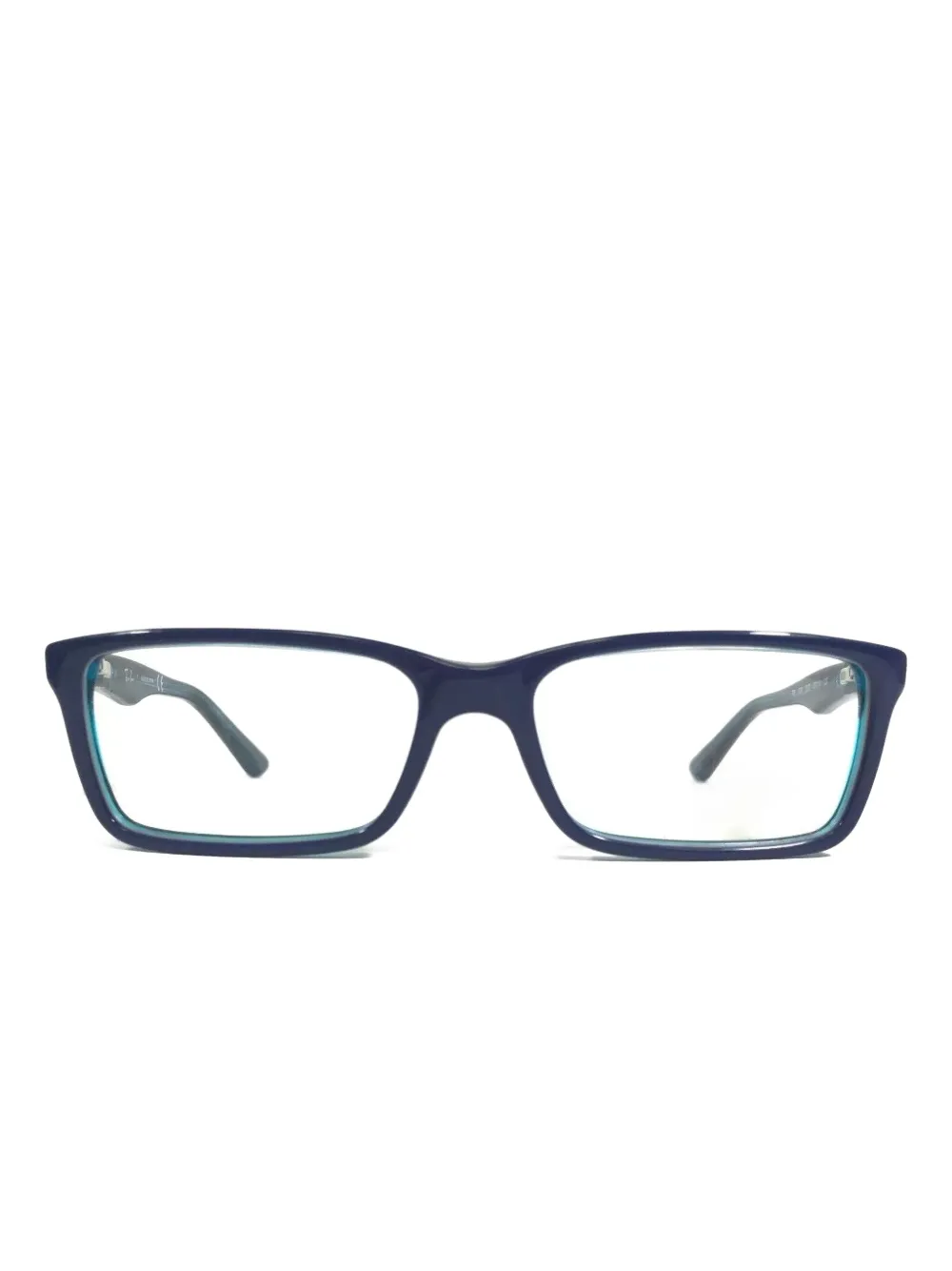 Ray-Ban スクエア眼鏡フレーム - ブルー Ray-Ban スクエア眼鏡フレーム - ブルー
