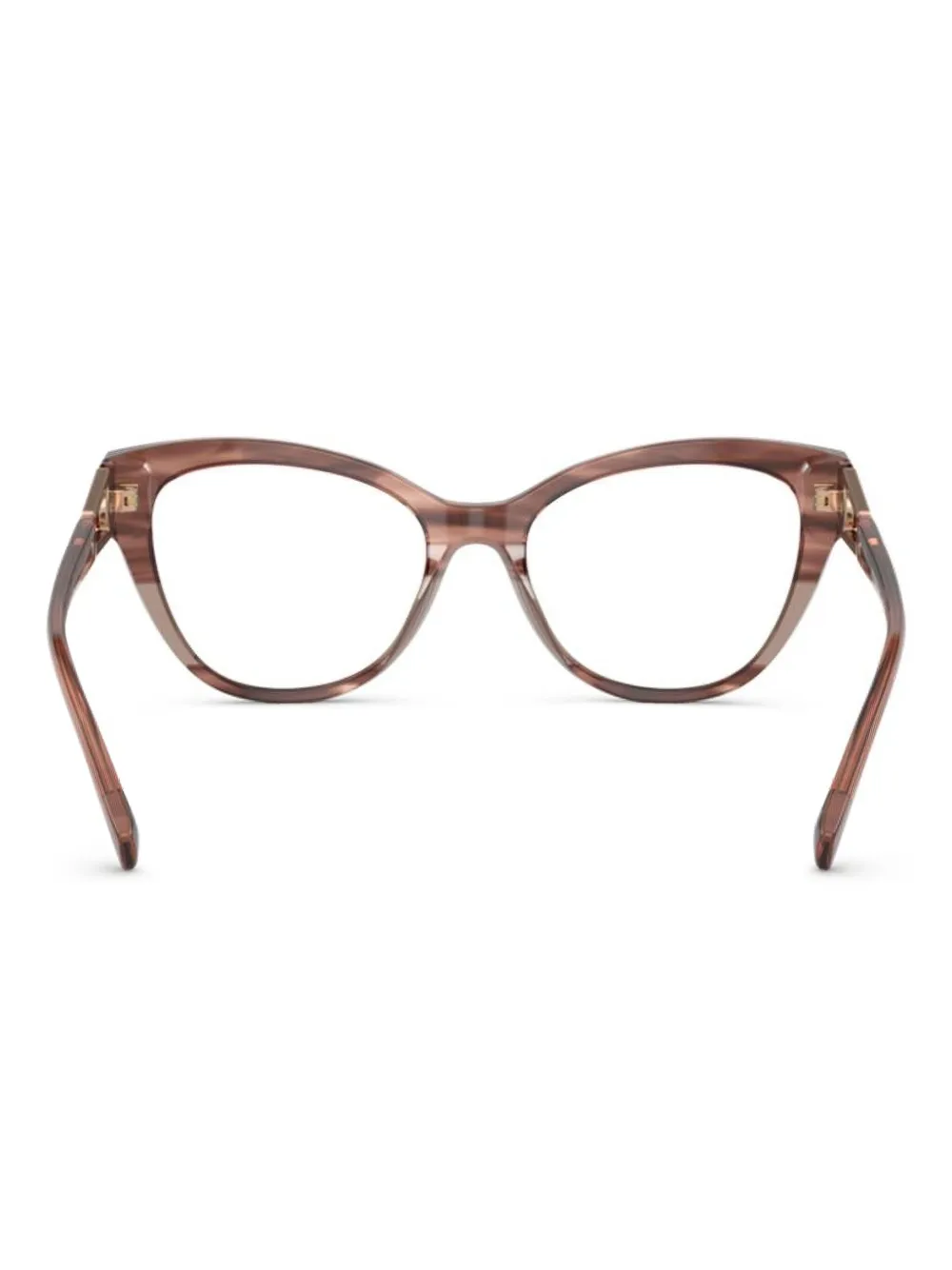 Emporio Armani Bril met cat-eye montuur Roze