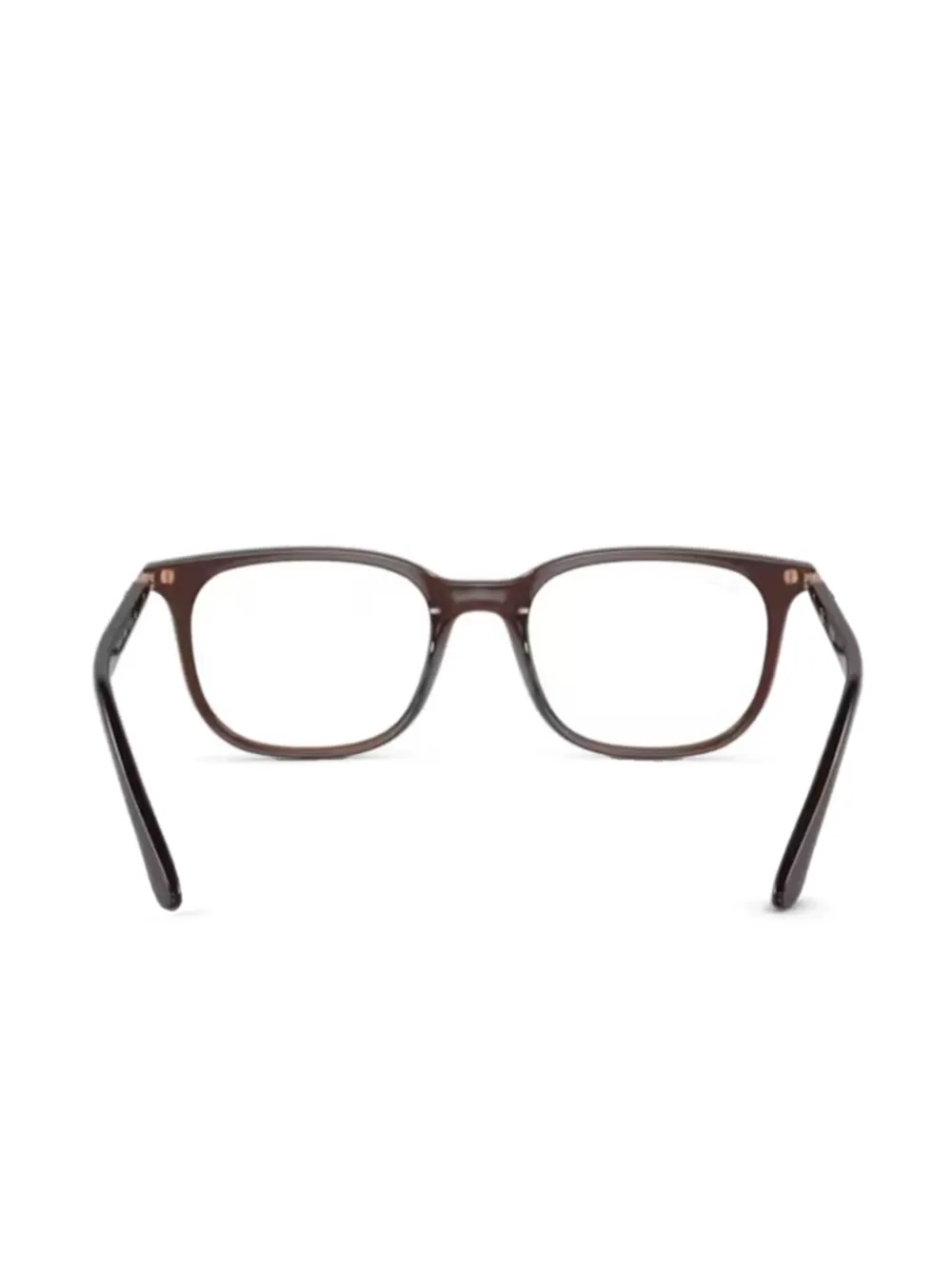  Ray-ban Square Frame Glasses - Brown 