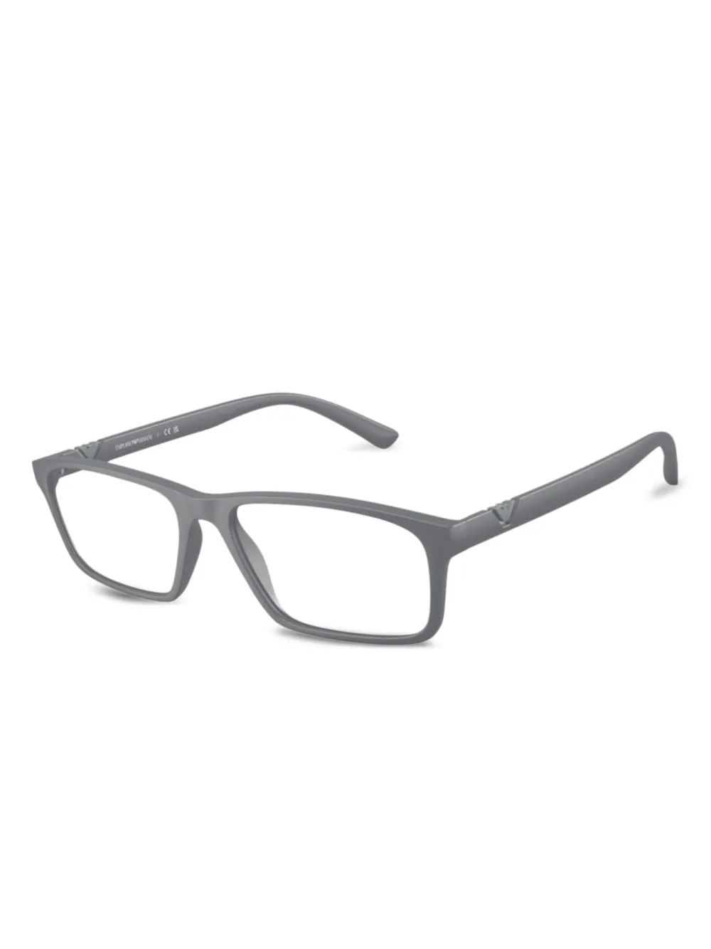 Emporio Armani lentes con armazón rectangular | gris | Image 1