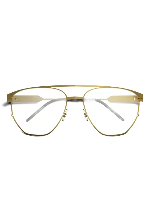 SO.YA geometric-frame glasses