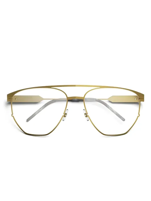 SO.YA geometric-frame glasses