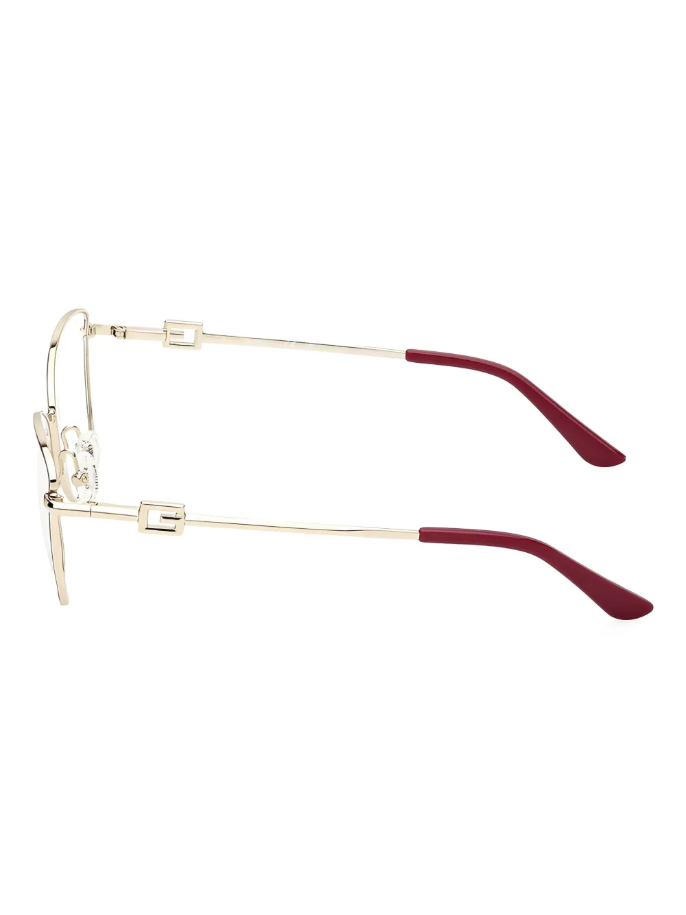 GUESS EYEWEAR Bril met piloten montuur Rood