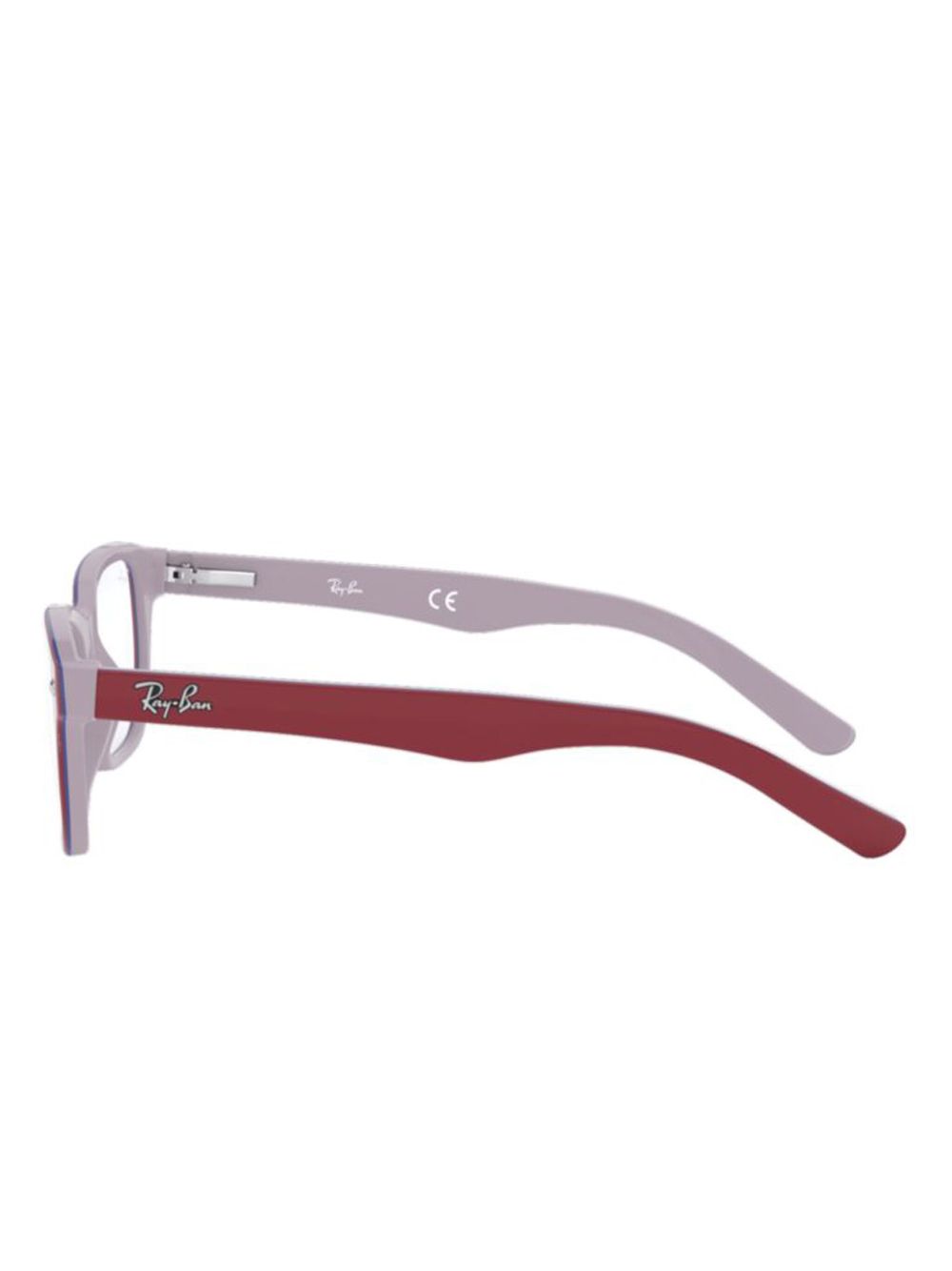 Ray-Ban logo-lettering glasses - Rood