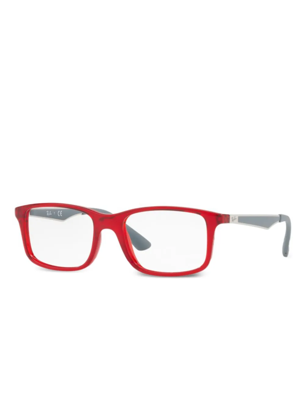 RAY-BAN JUNIOR lentes con armazón rectangular | rojo | Image 1