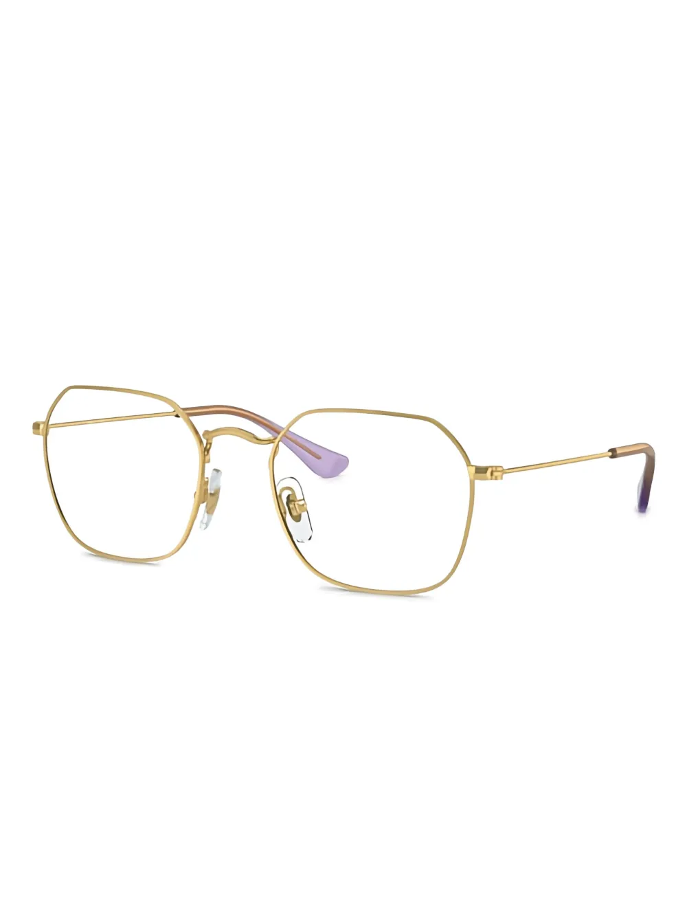 RAY-BAN JUNIOR Bril met geometrisch montuur Goud