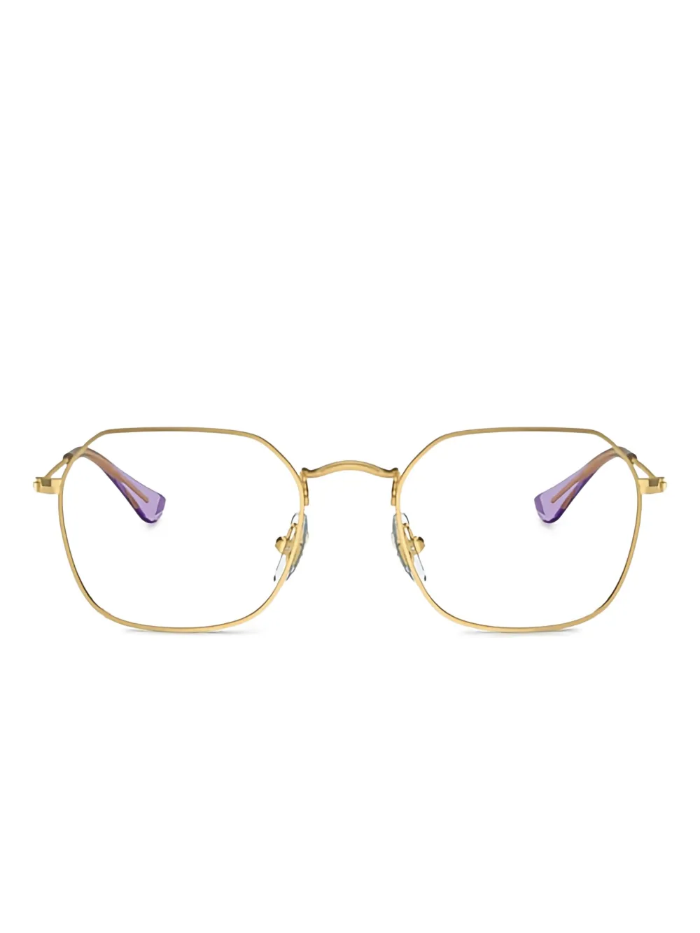 RAY-BAN JUNIOR Brille mit geometrischem Gestell - Gold