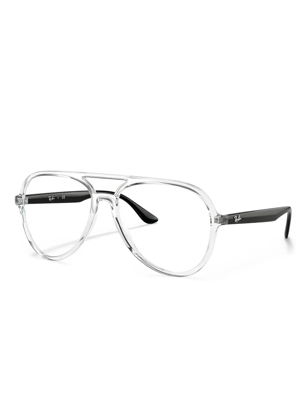 Ray-Ban pilot-frame glasses - Wit