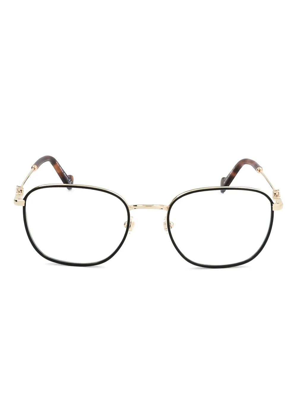 Moncler Eyewear geometric-frame glasses | Gold | Image 1
