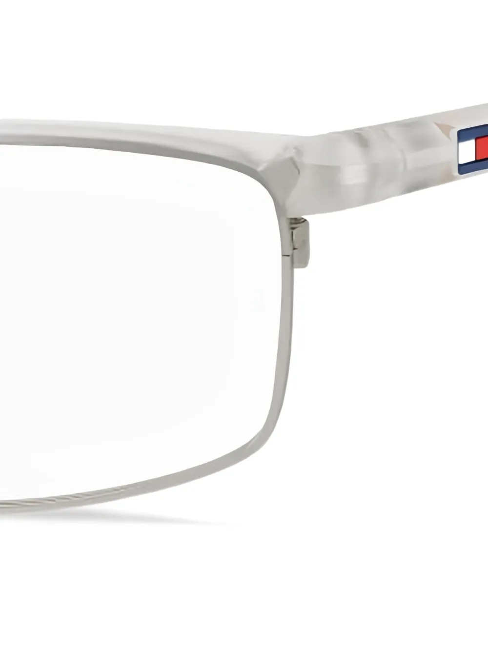Tommy Hilfiger Rectangle-frame Glasses In White