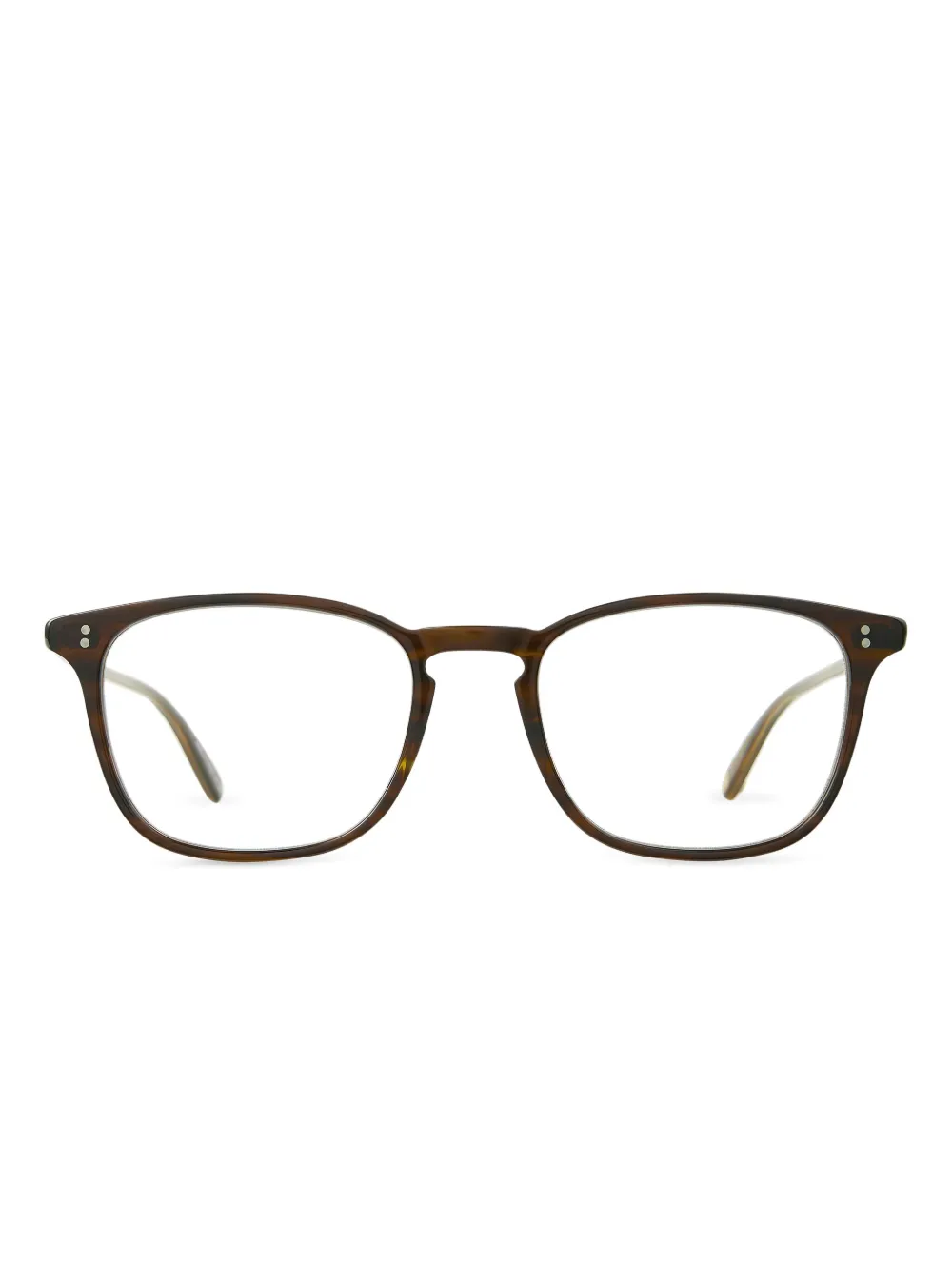 Garrett Leight square-frame glasses | Brown | Image 1