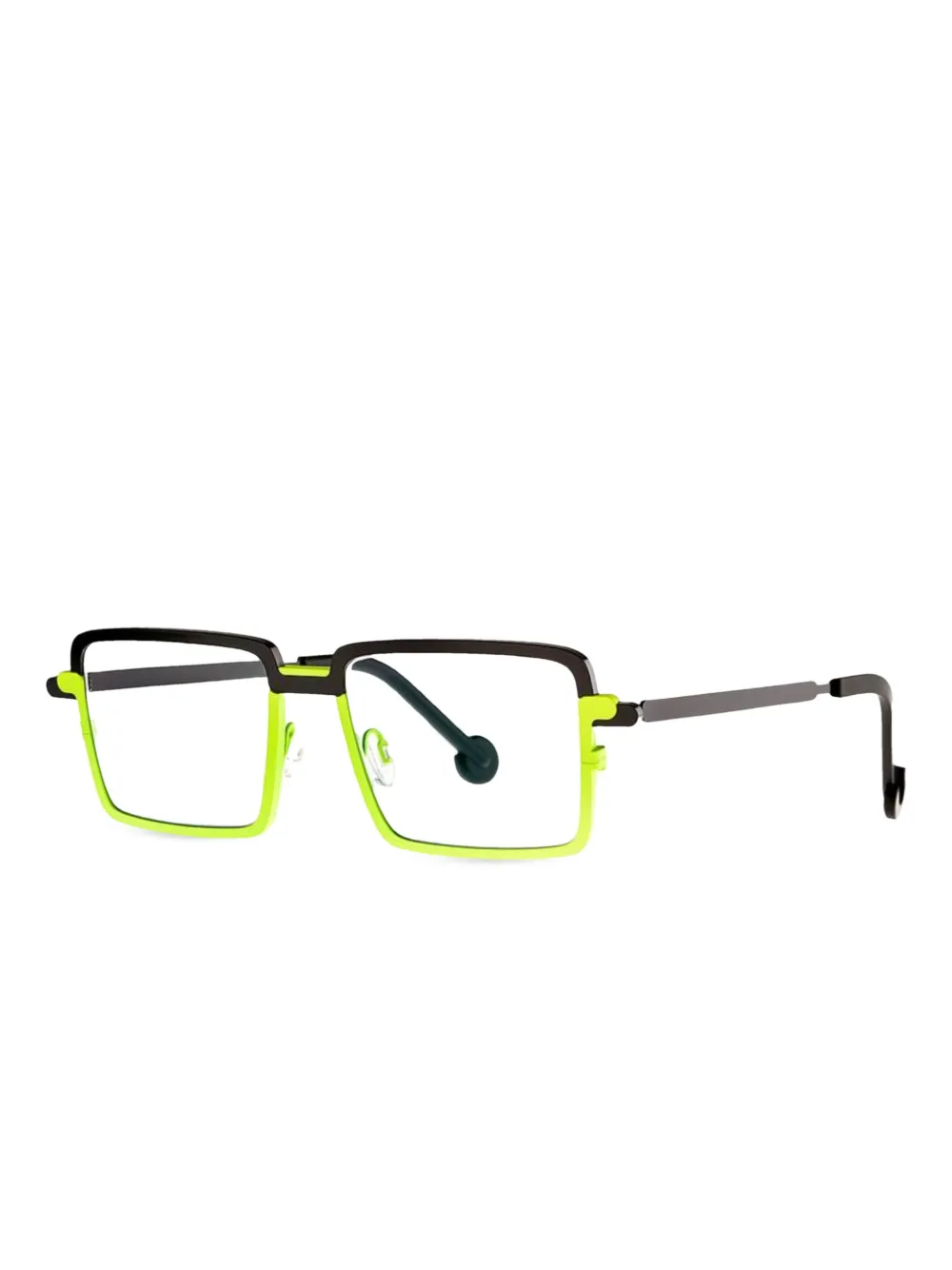 Theo Eyewear square-frame glasses - Zwart