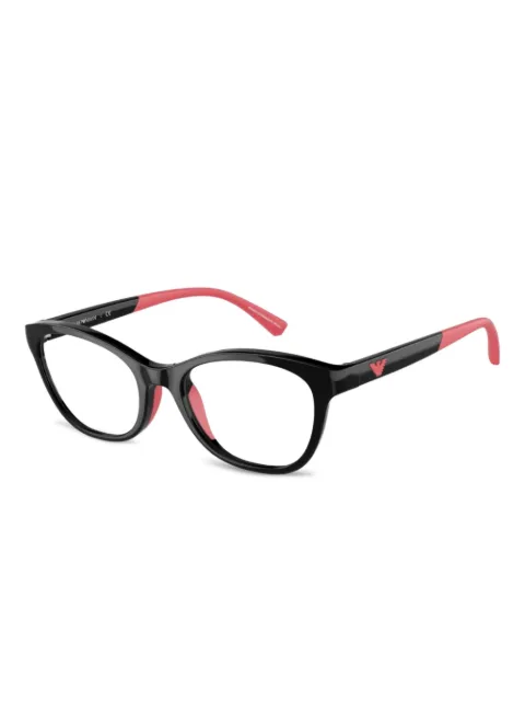 Emporio Armani lentes con armazón redonda