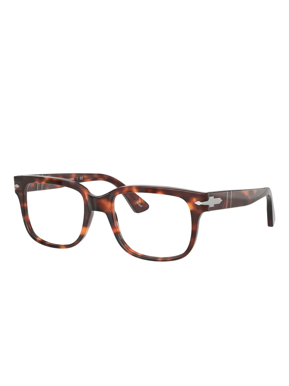 Persol Bril met vierkant montuur - Bruin