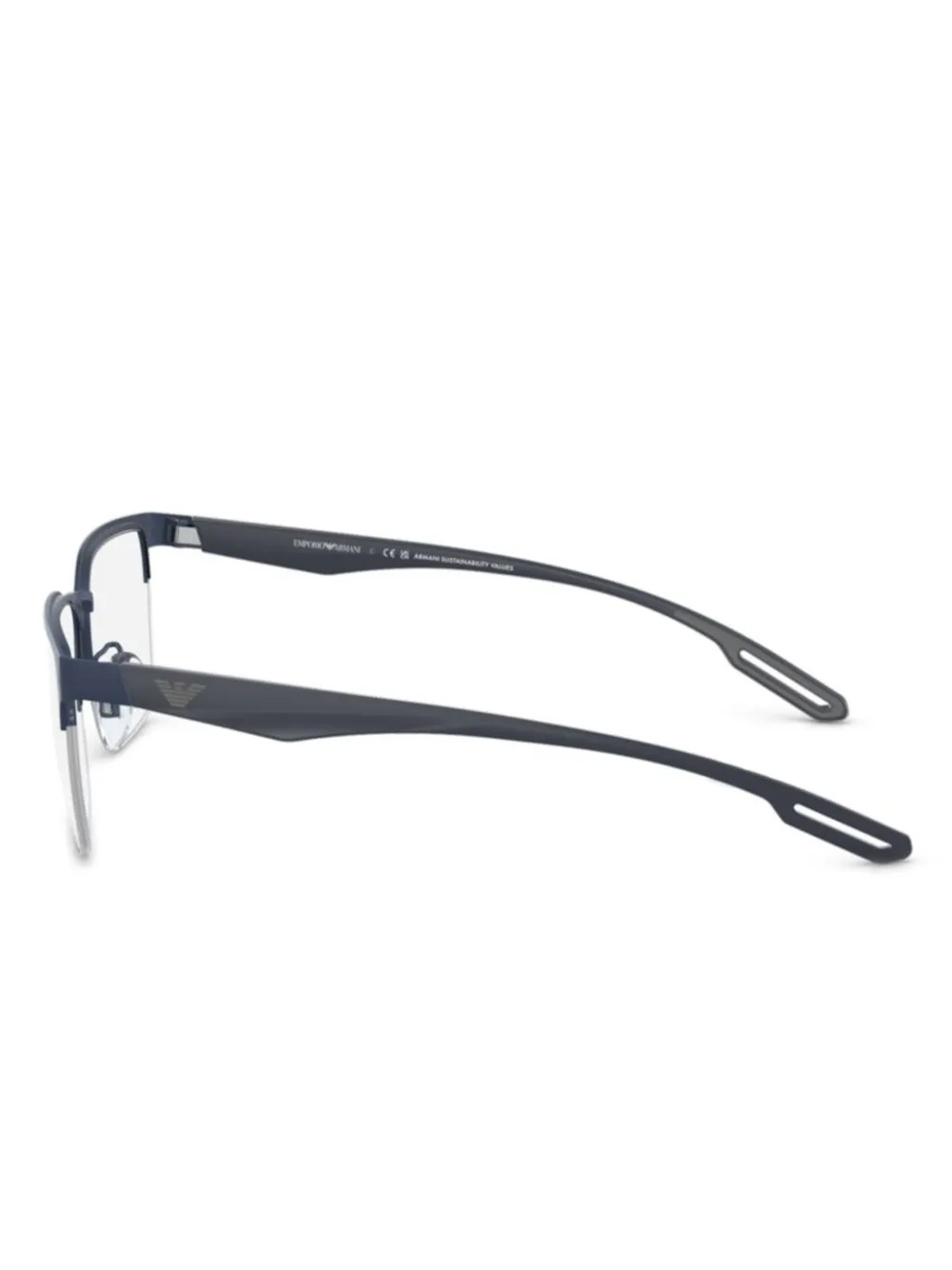 Emporio Armani square-frame glasses - Blauw