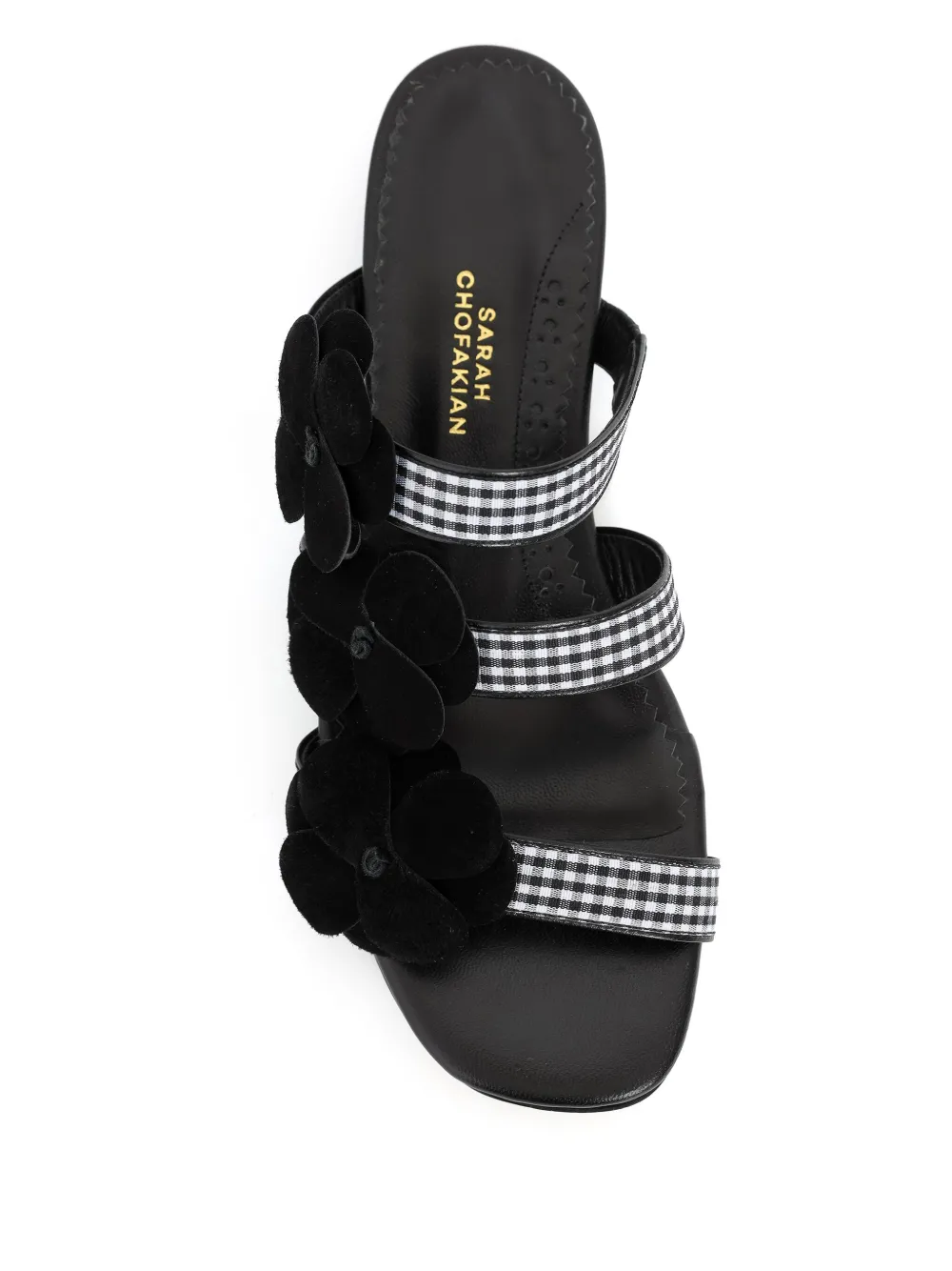 Sarah Chofakian Valley sandals Black