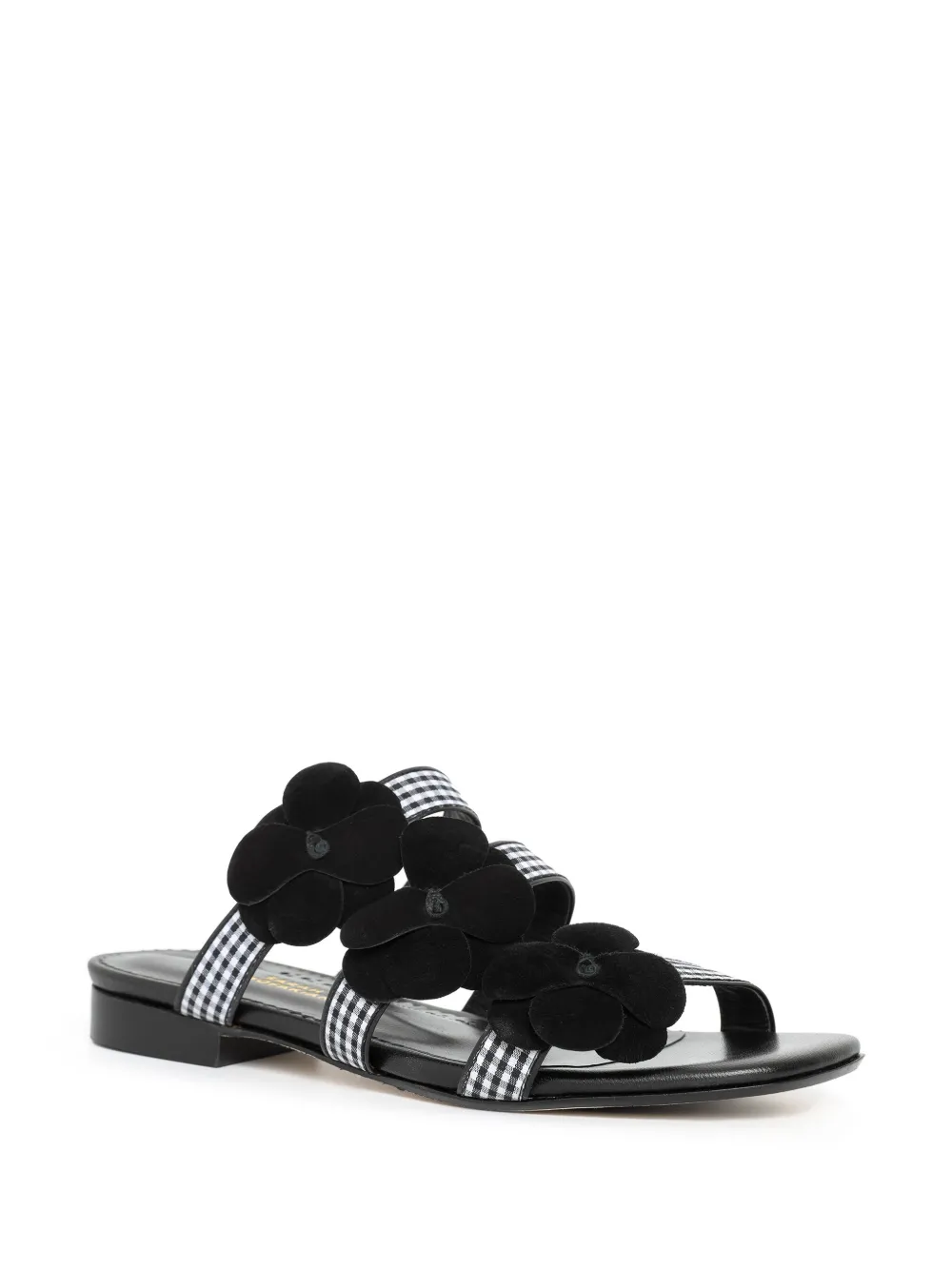 Sarah Chofakian Valley sandals Black