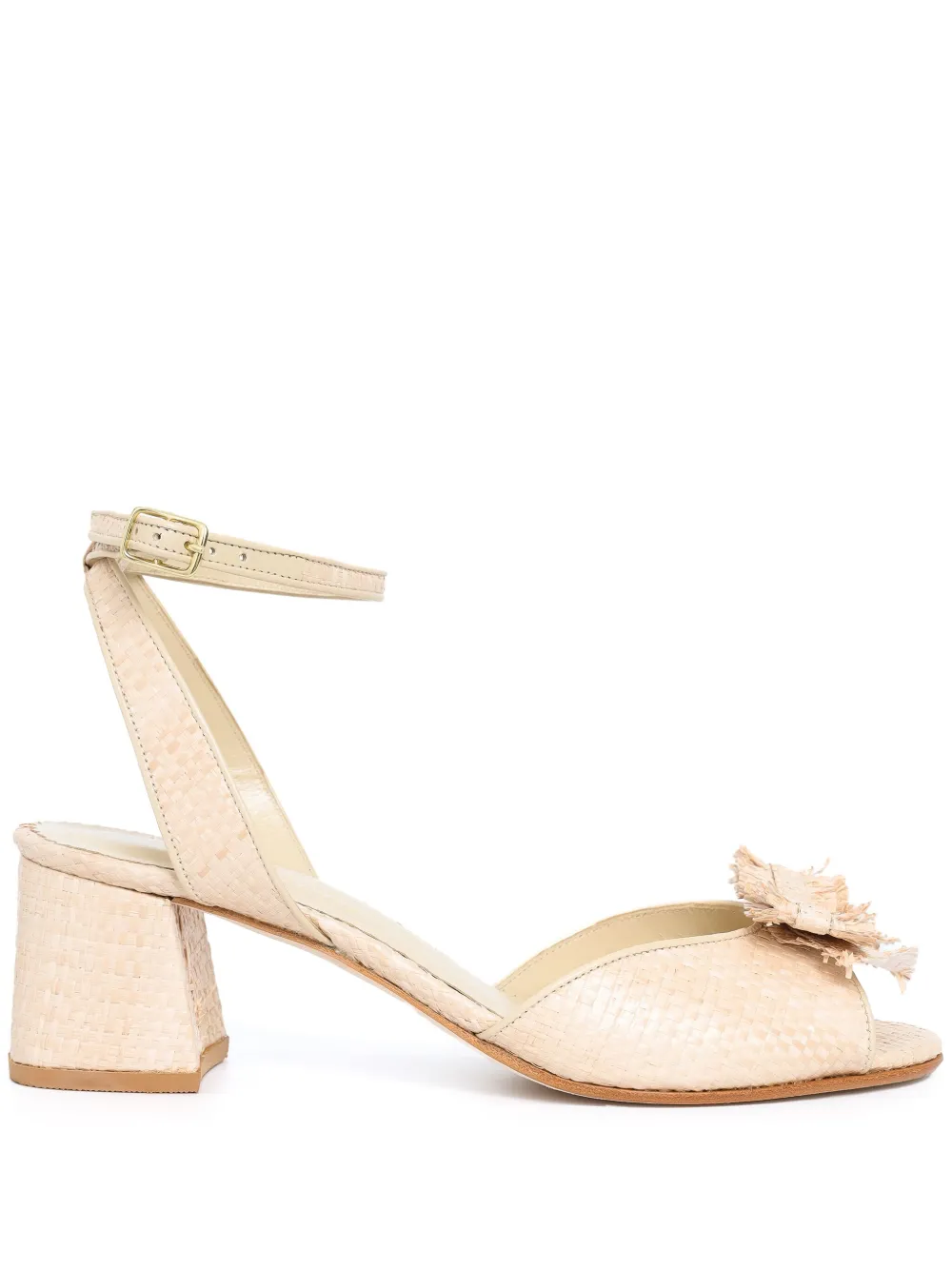 Sarah Chofakian 45mm Cottage sandals Neutrals