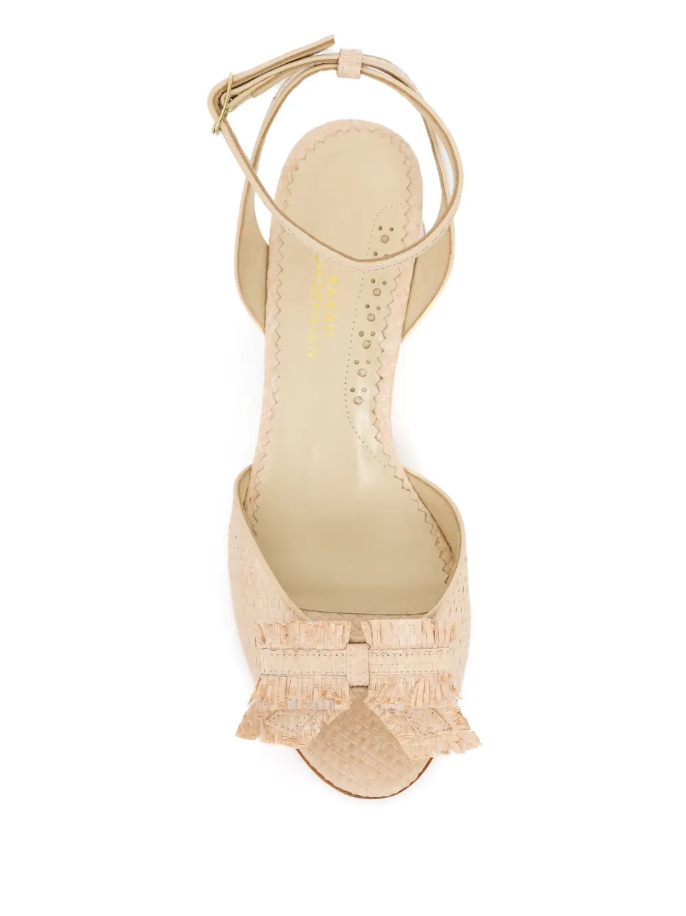 Sarah Chofakian 45mm Cottage sandals Neutrals