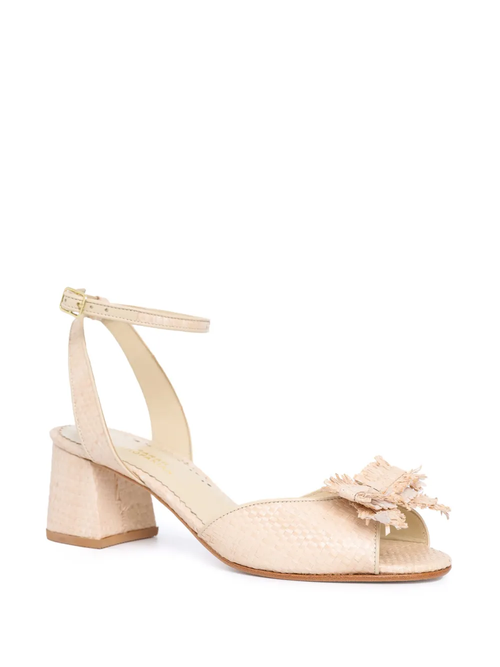 Sarah Chofakian 45mm Cottage sandals Neutrals