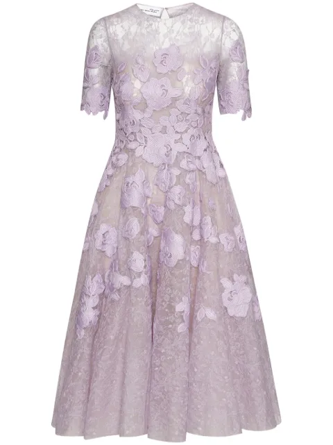 Oscar de la Renta robe en guipure