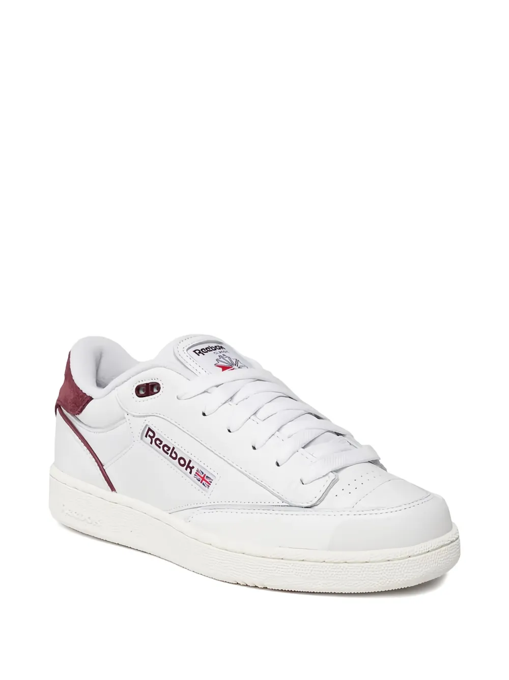 Reebok Club C Bulc "White Classic Burgundy" sneakers