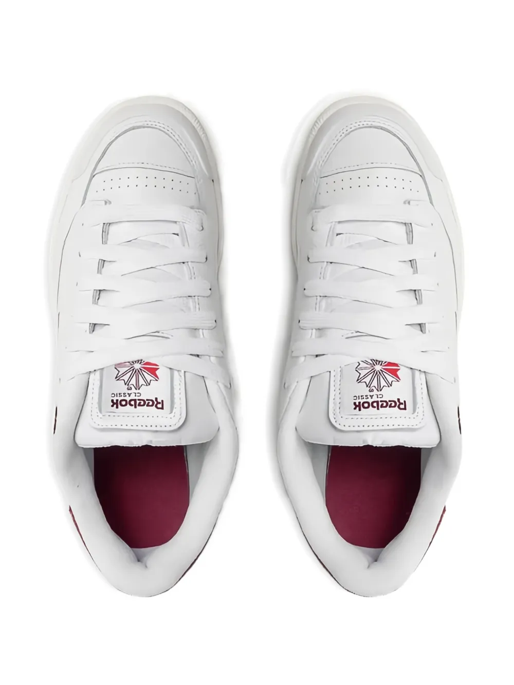 Reebok Club C Bulc 'white Classic Burgundy'