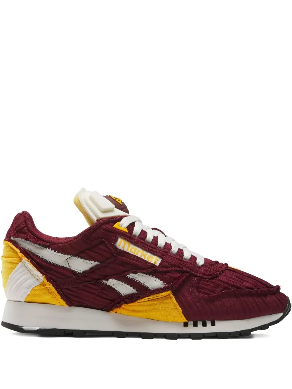 Reebok x The Pump Classic "Maroon Yellow" sneakers Red