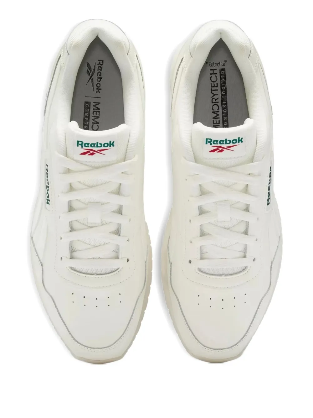 Reebok Glide "Chalk Dark Green" sneakers White