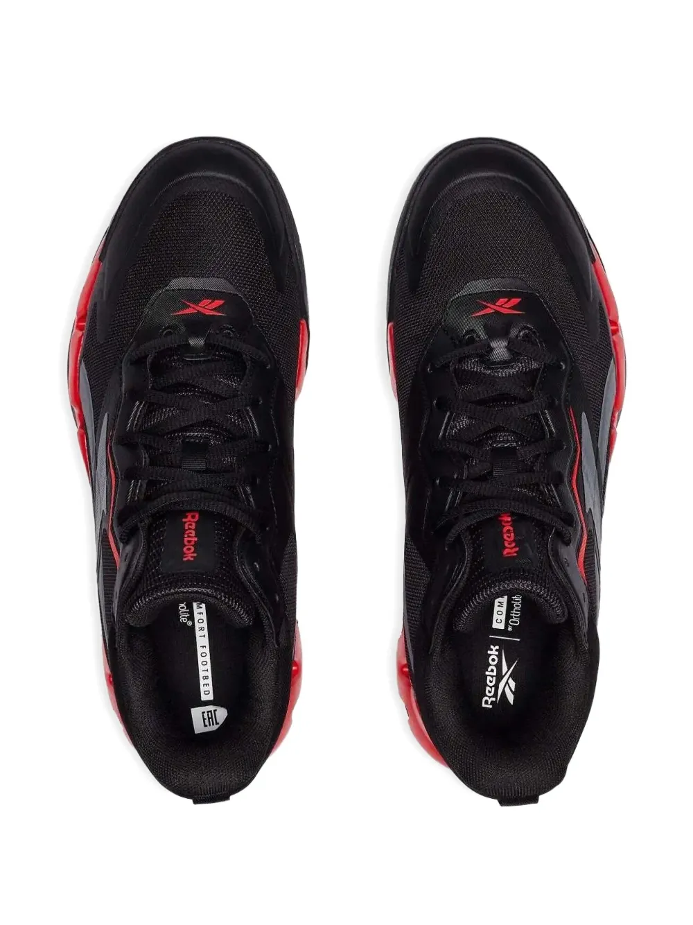 Reebok Zig Encore "black/red" Sneakers In Black