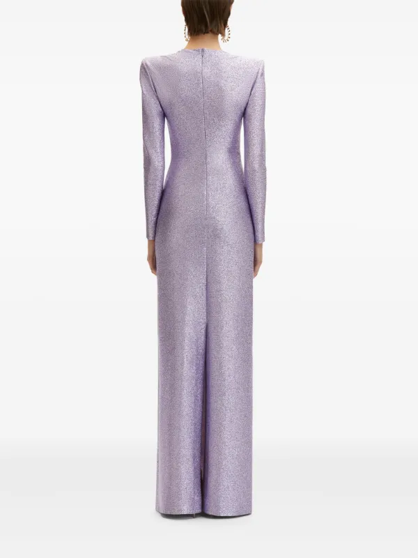 ⭐︎週末sale☆新品未使用　violet room lace blouse Shop Long Sleeve Organza Blouse with Neck Detail Online